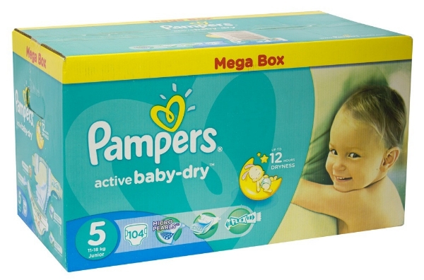 Shops pampers active baby dry 4 mega box