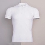 Picture of White School Polo Shirt (With Grey Name Embroidery)