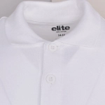 Picture of White School Polo Shirt (With Grey Name Embroidery)