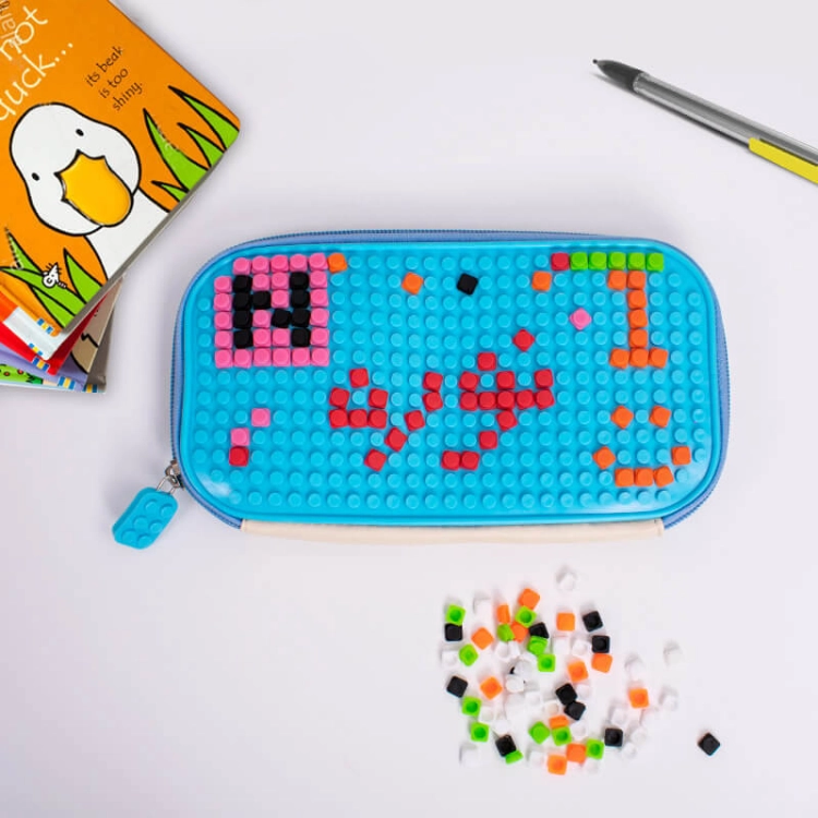 Picture of Puzzle Light Blue Pencil Case