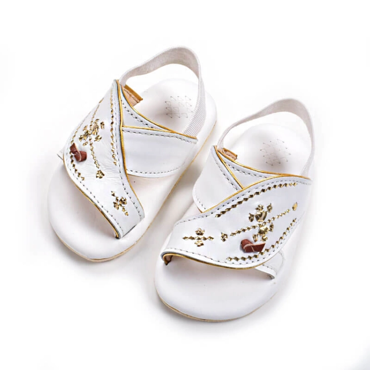 Picture of White Najdiya Al Jazeera With Rubber For Newborn (1-7 Months)