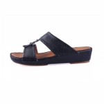 Picture of Black Slippers St Mario With Smooth Texture For Men
