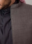 Picture of Brown and Beige Vest for Men (Worn on Both Sides)