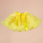 Picture of Yellow Fluffy Skirt For Girls