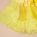 Picture of Yellow Fluffy Skirt For Girls