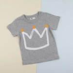 Picture of Grey T-Shirt With Crown (With Name Printing Option)