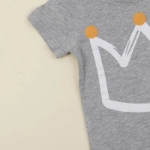 Picture of Grey T-Shirt With Crown (With Name Printing Option)