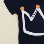 Picture of Navy Blue T-Shirt With Crown (With Name Printing Option)