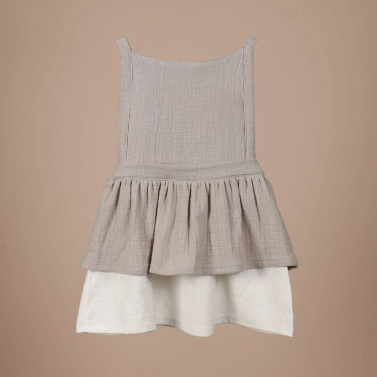 Picture of Grey And White Dress For Baby