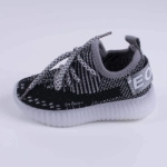 Picture of Black Shoe With Lights For Babies