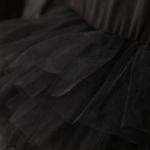 صورة فستان أسود كم طويل للأطفال