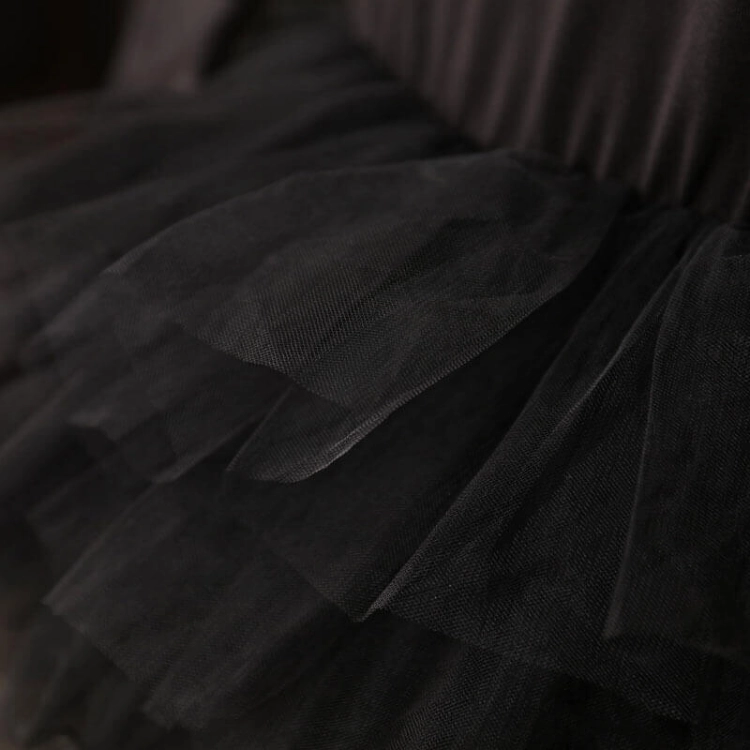 Picture of Black Full Sleeve Dress For Girls