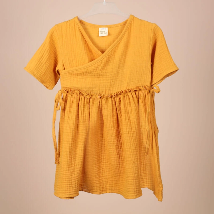 Picture of Dark Beige Summer Dress For Baby Girl