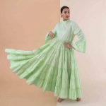 Picture of Mint Green Pastel Summer Dress For Women