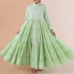 Picture of Mint Green Pastel Summer Dress For Women