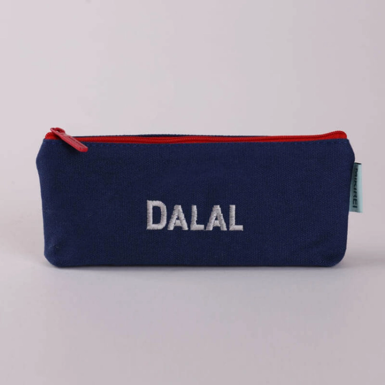 Picture of Navy Stationery Pouch (With Name Embroidery)