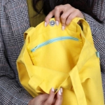 Picture of Cotton Shoulder Bag - Multi Colors (With Name Printing)