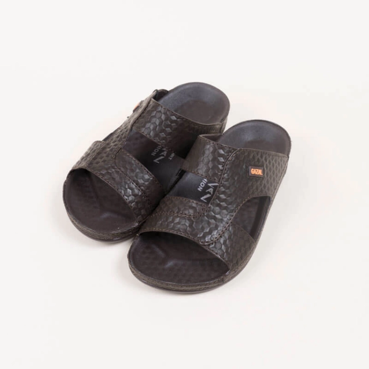 Picture of Coffee Slippers Gazal Model B08 For Youth
