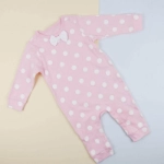 Picture of Pink Polka Dot Gentlemen Suit For Baby (With Name Printing Option)