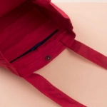 Picture of Set Of Red Shoulder Bag With Pouch (With Alphabet Printing)