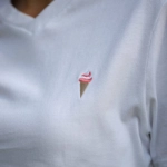 Picture of Ice Cream Design Slim Fit T-Shirt