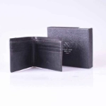 Picture of Black Wallet Al Jazeera With Zigzag Pattern 605