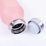 Picture of 500 ML Pink Hot and Cold Beverage Conical Bottle (With Name Printing)