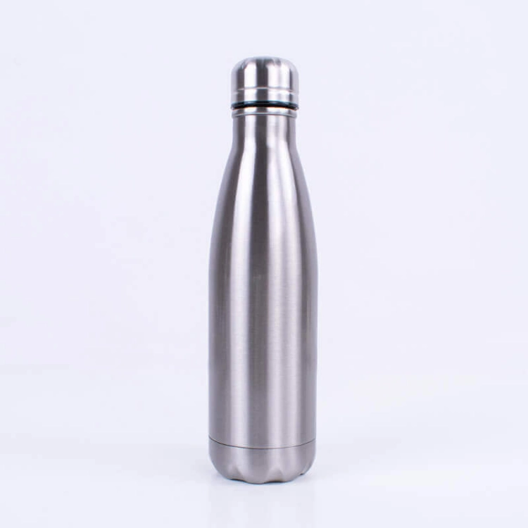 Picture of 500 ML Silver Standard Hot and Cold Beverage Bottle (With Name Printing Option)