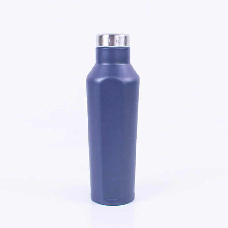 Picture of 500 ML Navy Hot and Cold Beverage Conical Bottle (With Name Printing)