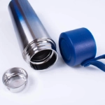Picture of 450 ML Blue (with Silver Shade) Stainless Steel Hot and Cold Beverage Bottle