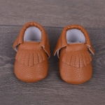 Picture of Camel Soft Leather Shoes For Babies (With Name Printing Option)