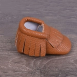 Picture of Camel Soft Leather Shoes For Babies (With Name Printing Option)