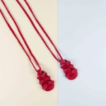 Picture of Red Roman Sandals For Girls
