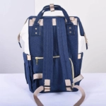 Picture of Beige And Red Maternity Bag For Baby Care (With Name Embroidery)
