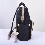 Picture of Black Maternity Bag For Baby Care (With Name Embroidery)