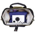 Picture of Black Maternity Bag For Baby Care (With Name Embroidery)