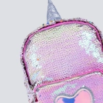 Picture of Silver Unicorn School Bag For Girls