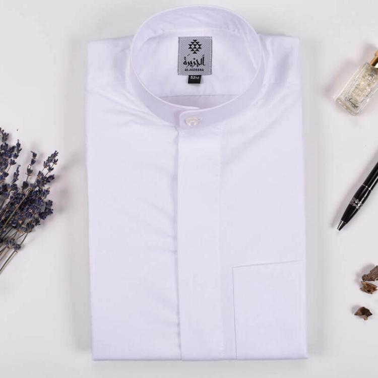 Picture of White Summer Dishdasha Al Jazeera For Men (With Name Embroidery)