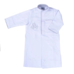 Picture of Zgert Dishdasha With Light Gray Line For Boys (With Name Embroidery)