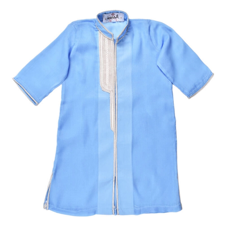 Picture of Sky Blue Dagla For Boys (With Name Embroidery)