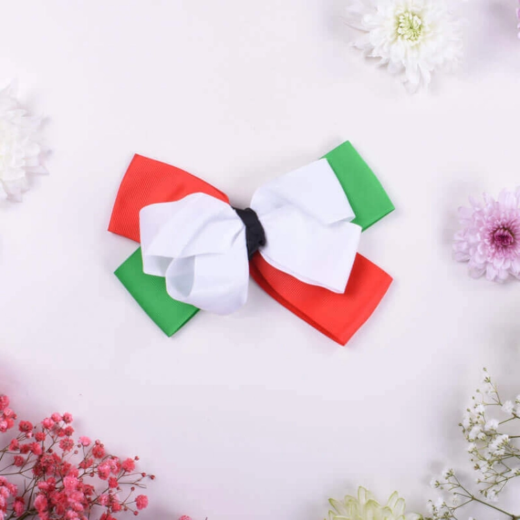 Picture of White Big Size Hair Clip For Girls