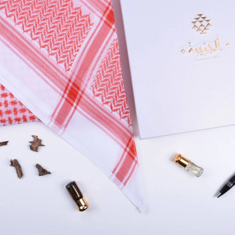 Picture of Orange Shemagh Al Jazeera For Men