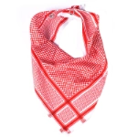 Picture of Red Shemagh Pattern Bib For Boys (With Name Embroidery)