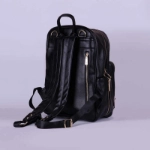 Picture of Leather Maternity Backpack With Changing Pad Travel - Multicolor (With Name Printing)