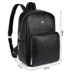 Picture of Leather Maternity Backpack With Changing Pad Travel - Multicolor (With Name Printing)