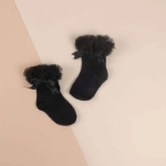 Picture of SET OF 5 RIBBON SOCKS (With Alphabet Printing) - GIRLS