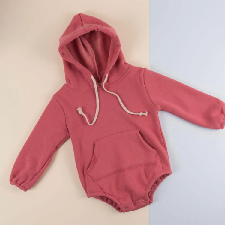 Picture of Red Hoodie Suit For Baby (With Name Embroidery Option)