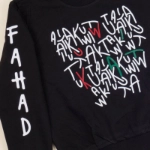 Picture of Black Pullover For Kids - Kuwait Abstract Design (With Name Printing Option)