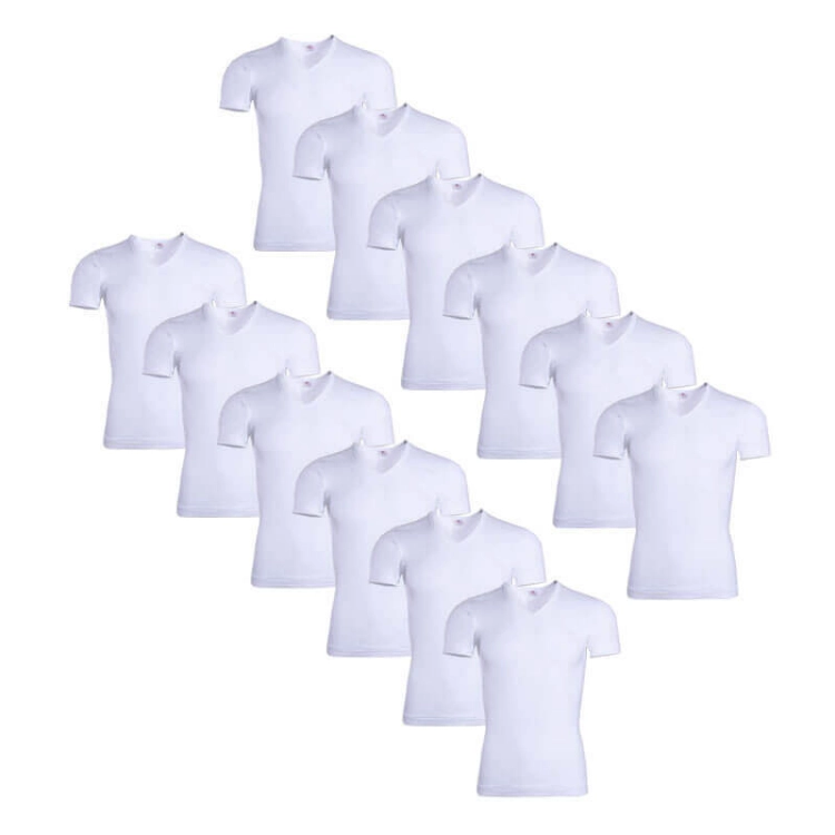 Picture of 12 Pcs Al Jazeera V Neck Innerwear