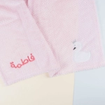 Picture of Pink Duck Blanket For Baby (With Name Embroidery Option)